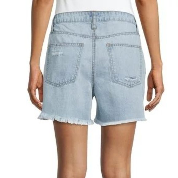 NWT Vanilla Star 90s boyfriend super high rise shorts sz Junior 7 - Picture 3 of 5